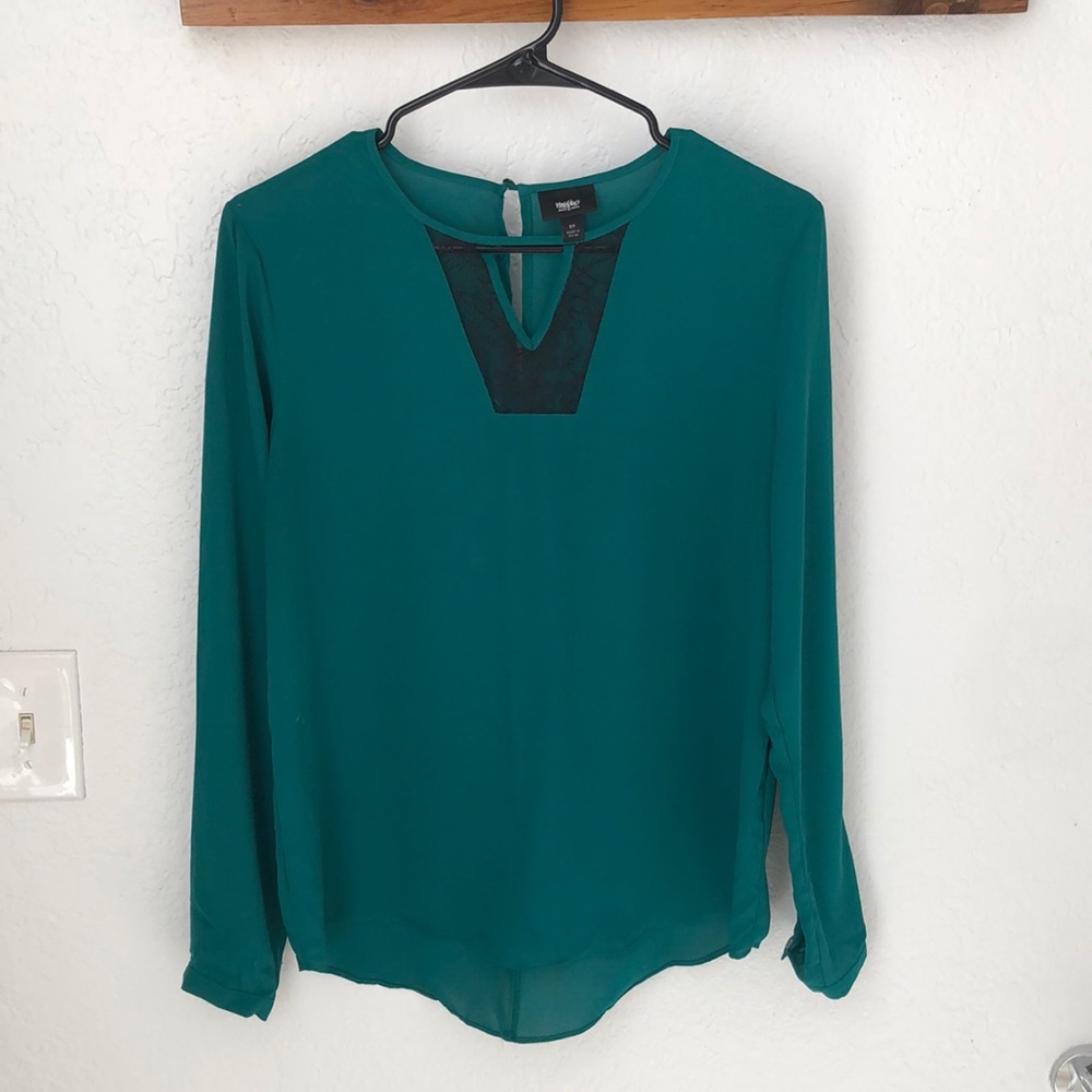 Mossimo teal top